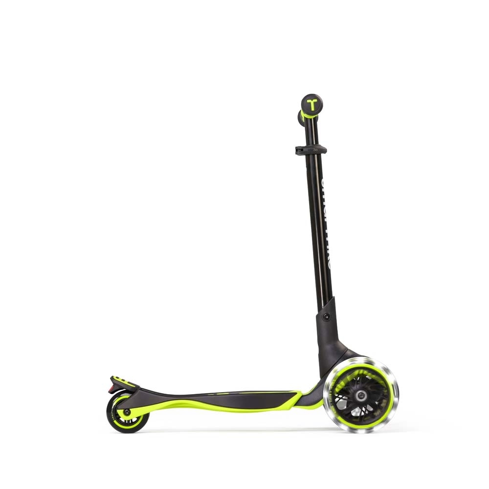smarTrike Xtend Ride-on - детский самокат-беговел 4 в 1, родительская ручка, отсек для игрушек, LED-колеса • Lime