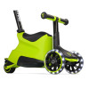 smarTrike Xtend Ride-on - детский самокат-беговел 4 в 1, родительская ручка, отсек для игрушек, LED-колеса • Lime