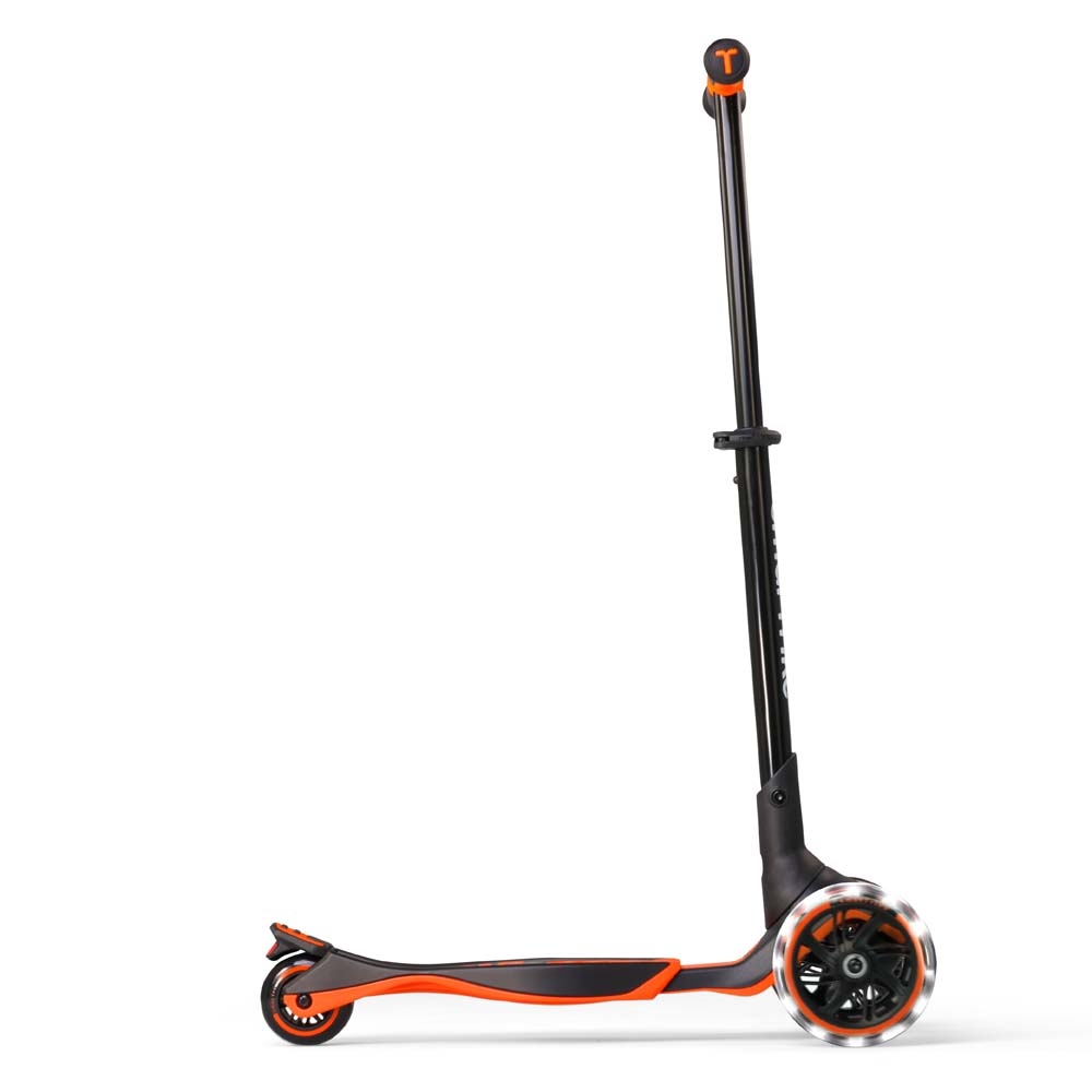 smarTrike Xtend Ride-on - детский самокат-беговел 4 в 1, родительская ручка, отсек для игрушек, LED-колеса • Orange