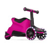 smarTrike Xtend Ride-on - детский самокат-беговел 4 в 1, родительская ручка, отсек для игрушек, LED-колеса • Pink
