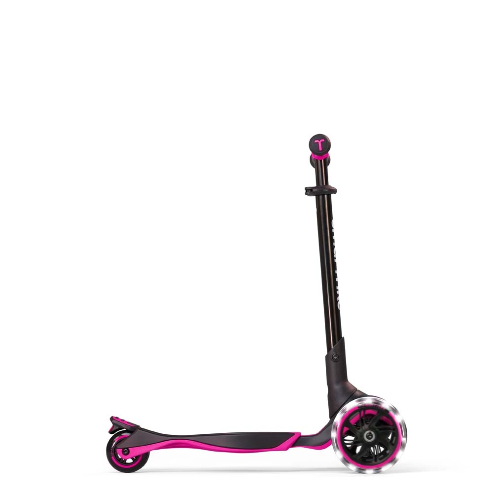 smarTrike Xtend Ride-on - детский самокат-беговел 4 в 1, родительская ручка, отсек для игрушек, LED-колеса • Pink