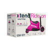 smarTrike Xtend Ride-on - детский самокат-беговел 4 в 1, родительская ручка, отсек для игрушек, LED-колеса • Pink
