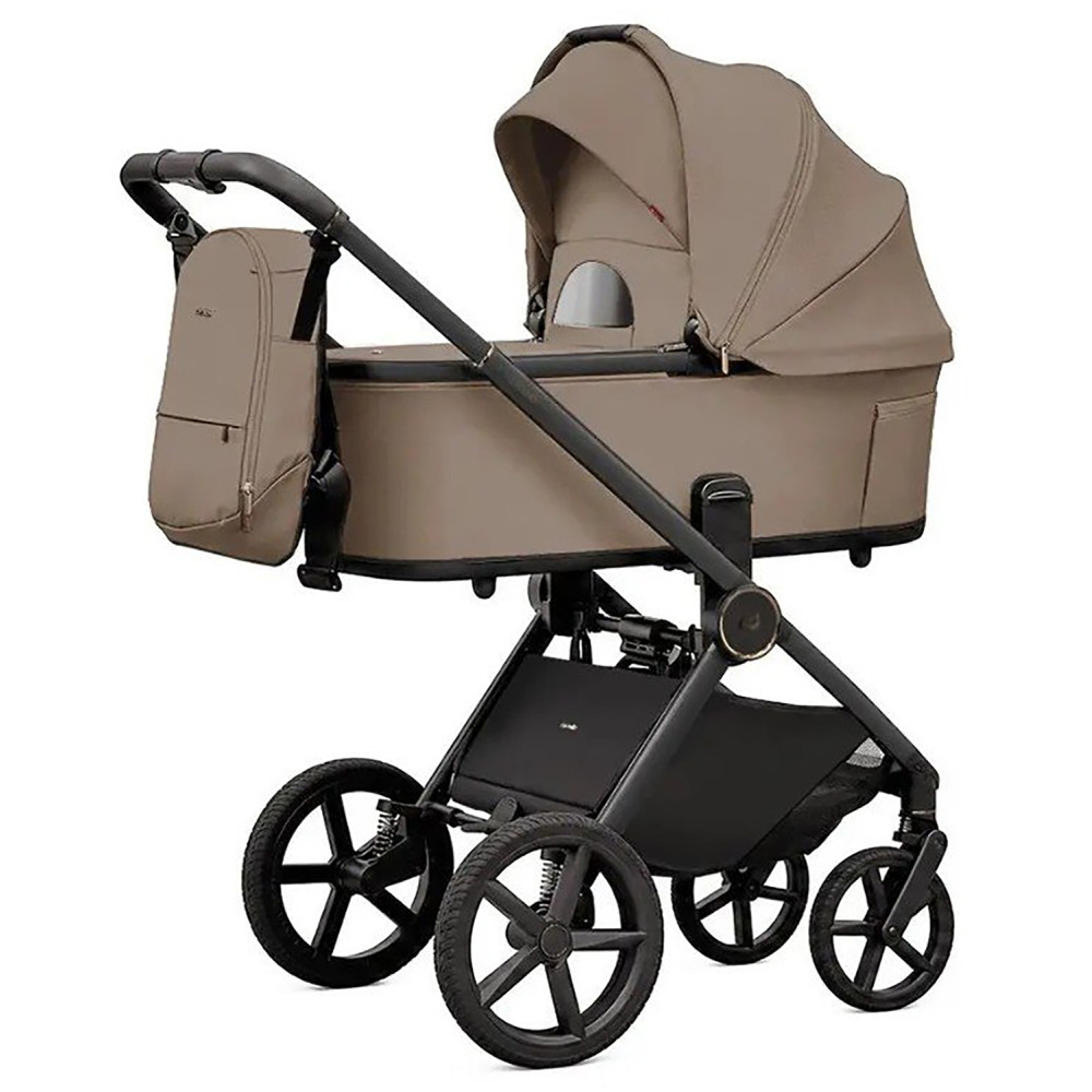Carrello Ultimo F CRL-6701 - дитяча коляска 2в1, люлька складається разом із рамою • Acoustic Beige