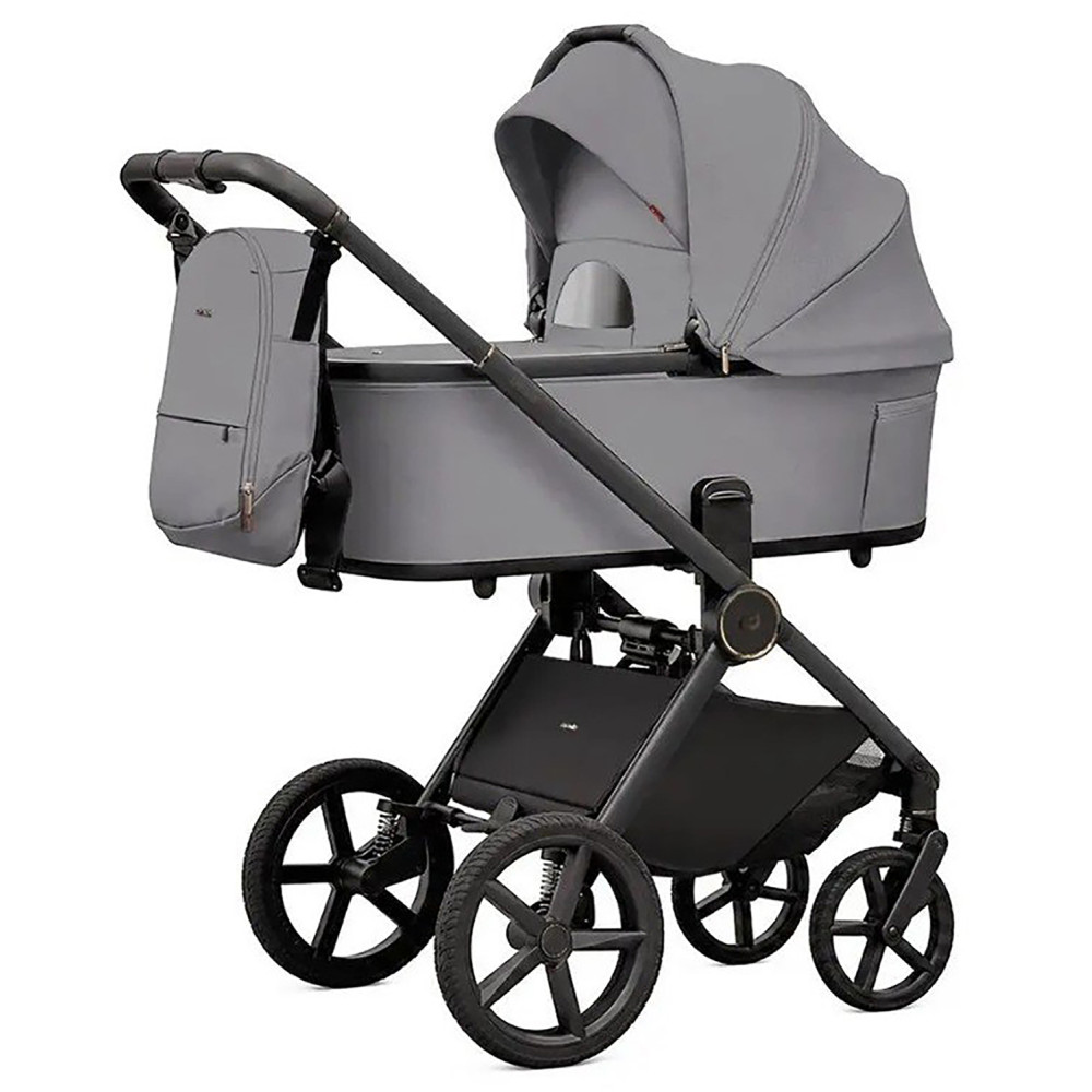 Carrello Ultimo F CRL-6701 - дитяча коляска 2в1, люлька складається разом із рамою • Canyon Grey