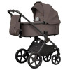 Carrello Ultimo F CRL-6701 - дитяча коляска 2в1, люлька складається разом із рамою • Lucky Brown