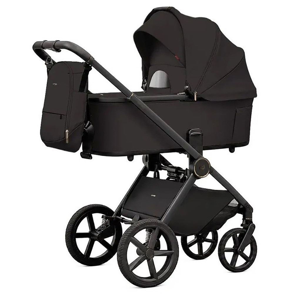 Carrello Ultimo F CRL-6701 - дитяча коляска 2в1, люлька складається разом із рамою • Sable Black