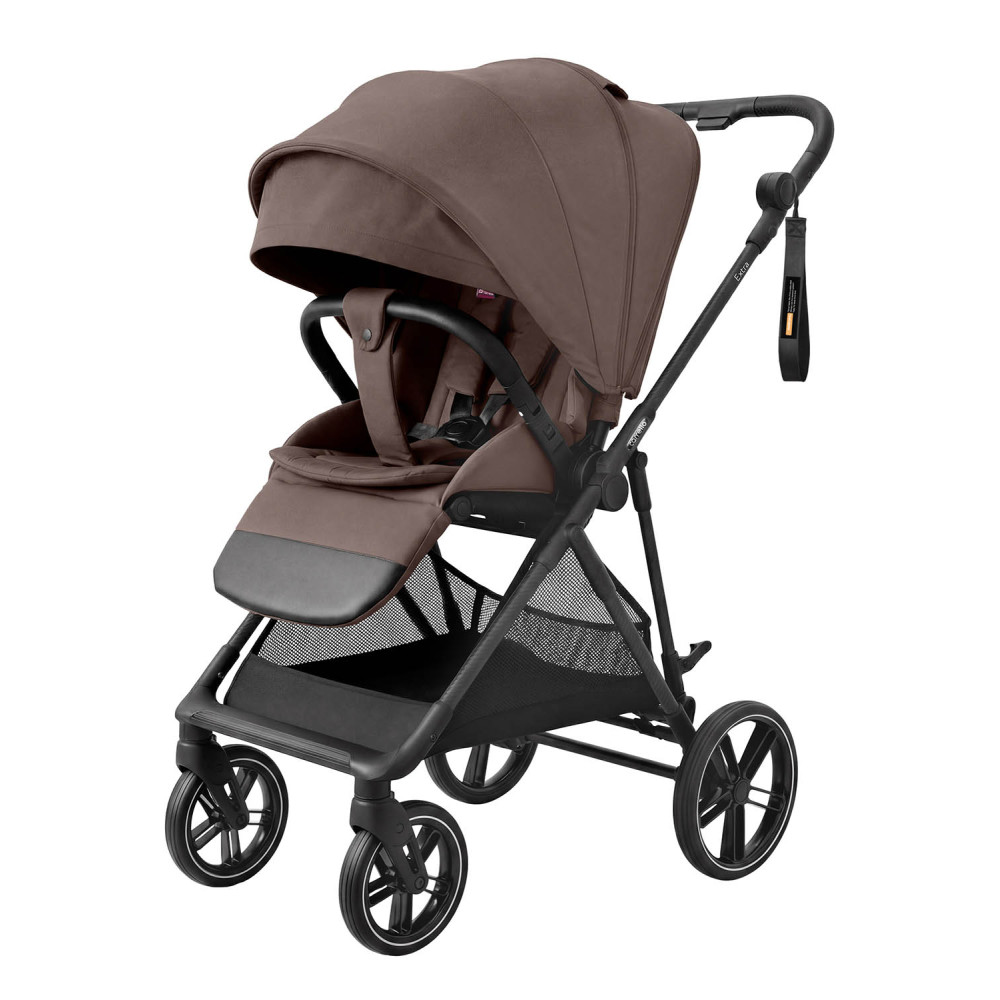 Carrello Extra CRL-6532 - легкая прогулочная коляска с реверсивным блоком • Vintage Brown