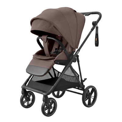 Carrello Extra CRL-6532 - легка прогулянкова коляска, візок з реверсивним блоком • Vintage Brown