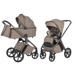 Carrello Vector F CRL-6700 - дитяча коляска 2в1, люлька складається разом із рамою • Flannel Beige Carrello Vector F CRL-6700 - дитяча коляска 2в1, люлька складається разом із рамою • Flannel Beige