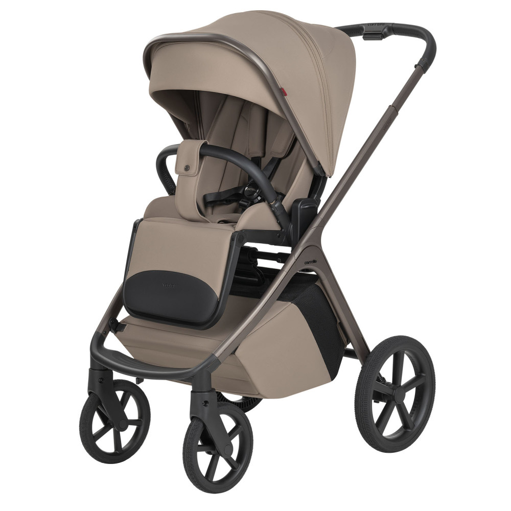 Carrello Vector F CRL-6700 - детская коляска 2в1, люлька складывается вместе с рамой • Flannel Beige