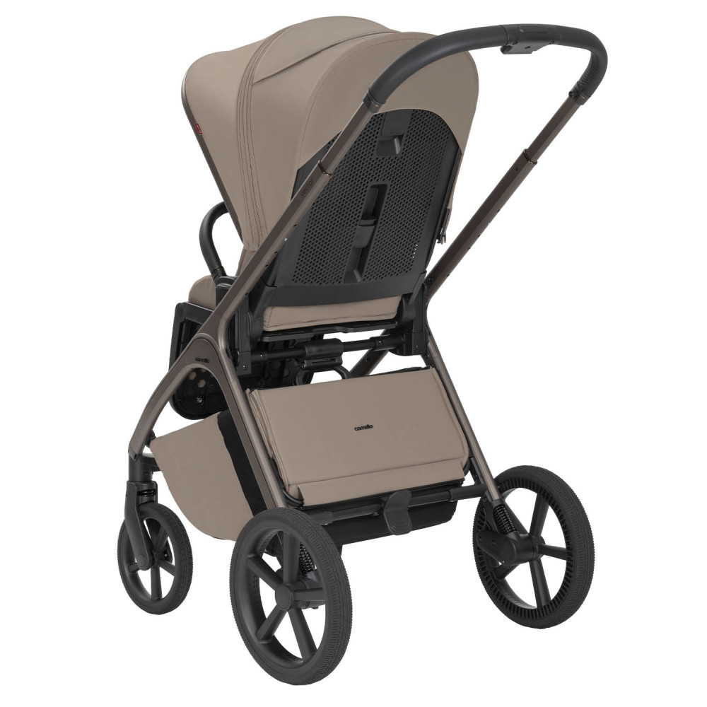 Carrello Vector F CRL-6700 - детская коляска 2в1, люлька складывается вместе с рамой • Flannel Beige