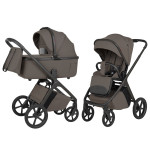 Carrello Vector F CRL-6700 - детская коляска 2в1, люлька складывается вместе с рамой • Koa Brown
