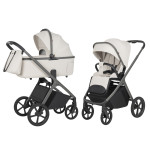 Carrello Vector F CRL-6700 - дитяча коляска 2в1, люлька складається разом із рамою • Zephyr Beige Carrello Vector F CRL-6700 - дитяча коляска 2в1, люлька складається разом із рамою • Zephyr Beige