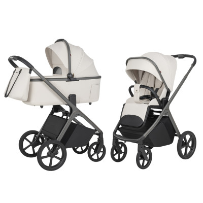 Carrello Vector F CRL-6700 - дитяча коляска 2в1, люлька складається разом із рамою • Zephyr Beige Carrello Vector F CRL-6700 - дитяча коляска 2в1, люлька складається разом із рамою • Zephyr Beige