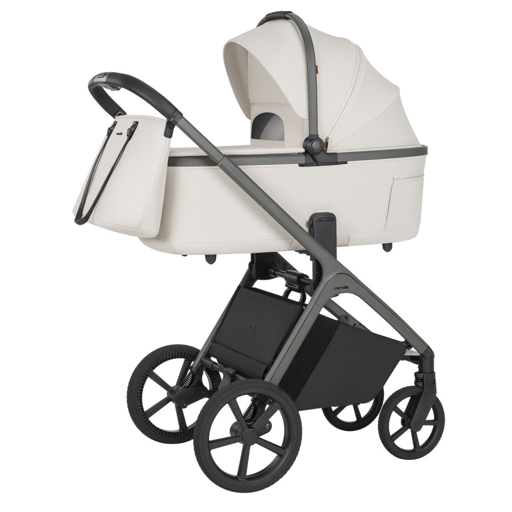 Carrello Vector F CRL-6700 - дитяча коляска 2в1, люлька складається разом із рамою • Zephyr Beige