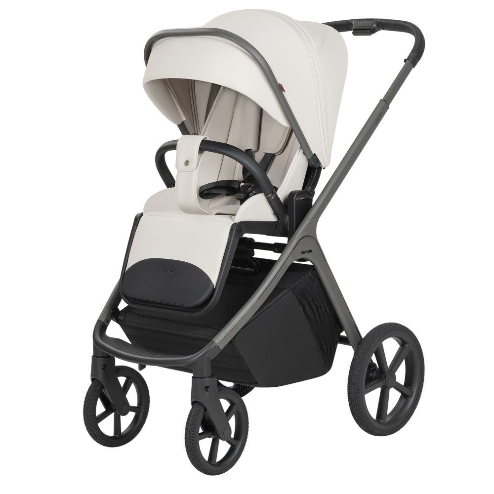 Carrello Vector F CRL-6700 - дитяча коляска 2в1, люлька складається разом із рамою • Zephyr Beige