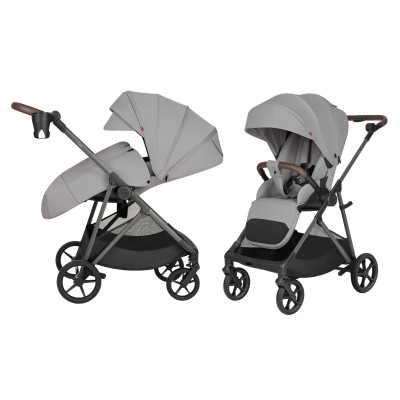 Carrello Costa CRL-5543 - прогулочная коляска с реверсивным сиденьем • Platinum Grey