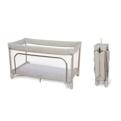 Maxi-Cosi Merlin - детский манеж с компактным сложением, дышащей сеткой и матрасом • Elegance Beige