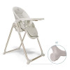 Maxi-Cosi Ava2 - легкий складной стульчик для кормления и отдыха с 5-точечными ремнями и подножкой • Elegance Beige