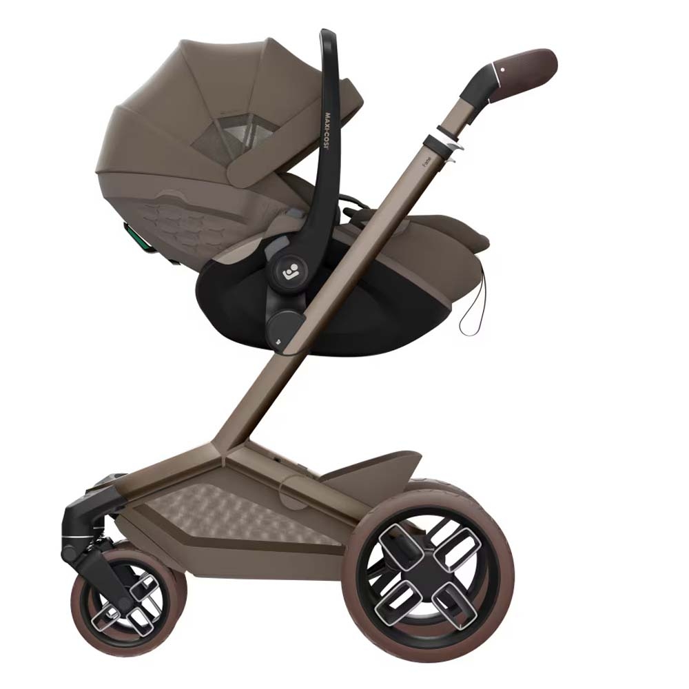 Maxi-Cosi Pebble Slide Pro - автокресло для новорожденного, автолюлька (от 0 до 18 месяцев / 40 - 87 см) • Oak Truffle