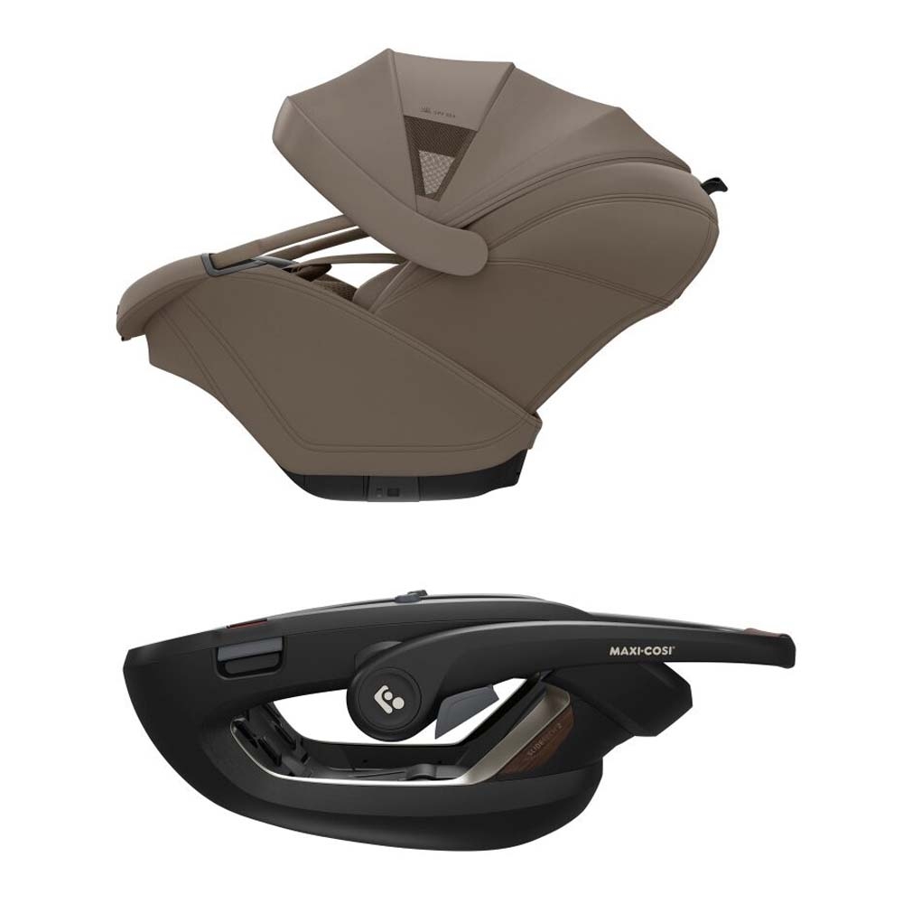 Maxi-Cosi Coral Slide Pro - раскладное автокресло для новорожденного, переноска (0 – 24 мес / 40 – 87 см / 0 – 13 кг) • Oak Truffle