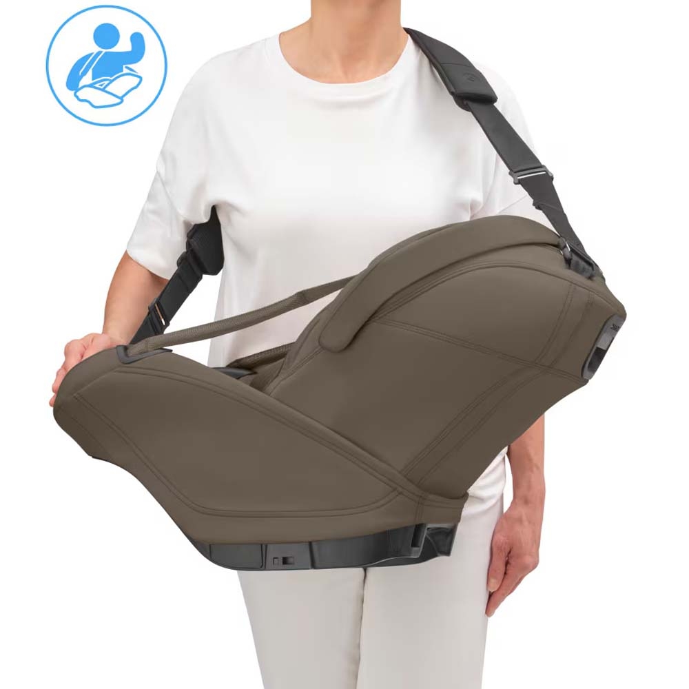 Maxi-Cosi Coral Slide Pro - раскладное автокресло для новорожденного, переноска (0 – 24 мес / 40 – 87 см / 0 – 13 кг) • Oak Truffle