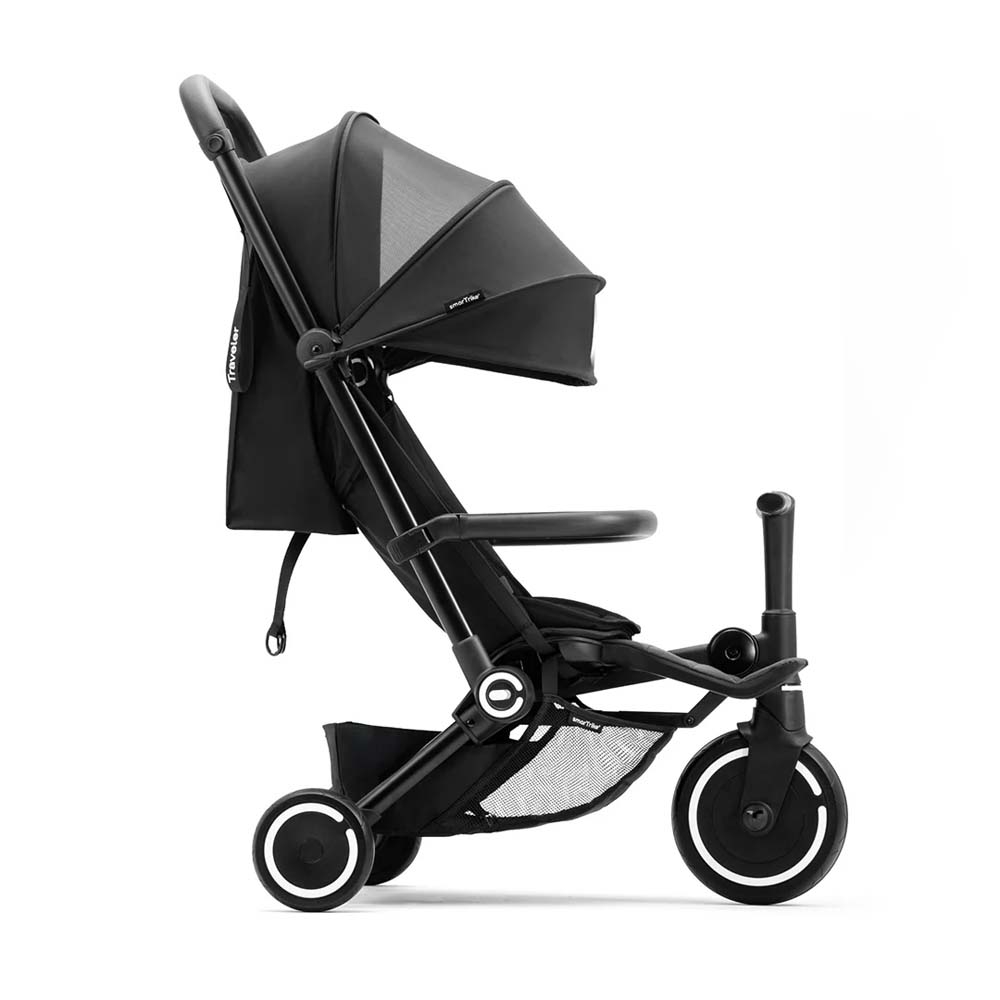 smarTrike Traveler - коляска-велосипед 4в1 із компактним складанням Cabin Size • Black smarTrike Traveler - коляска-велосипед 4в1 із компактним складанням Cabin Size • Black