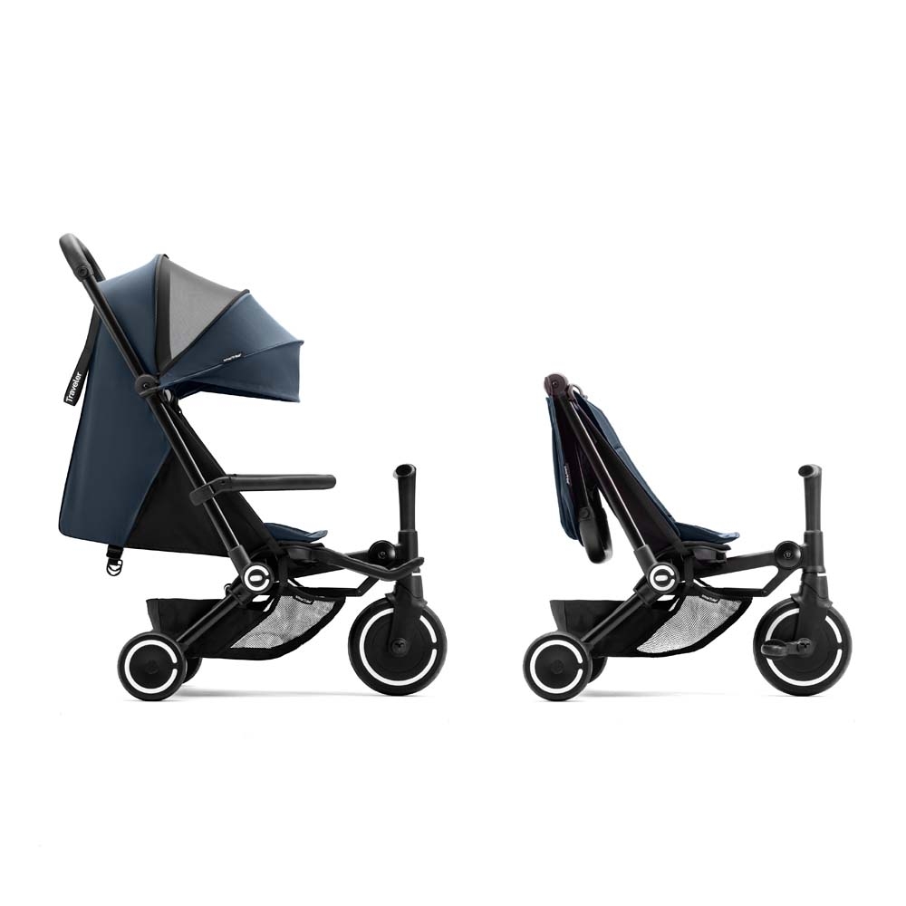 smarTrike Traveler - коляска-велосипед 4в1 із компактним складанням Cabin Size • Blue smarTrike Traveler - коляска-велосипед 4в1 із компактним складанням Cabin Size • Blue