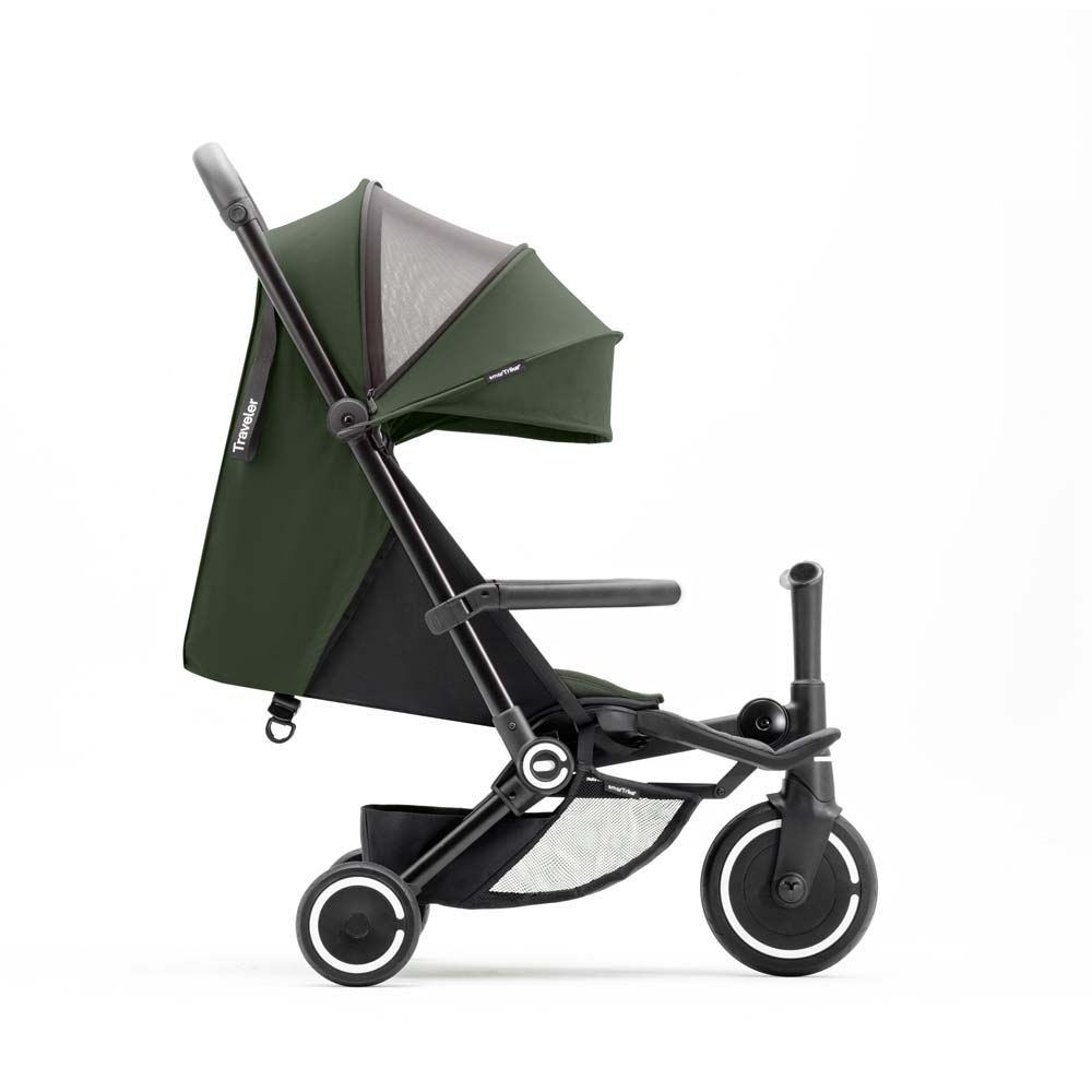 smarTrike Traveler - коляска-велосипед 4в1 із компактним складанням Cabin Size • Olive smarTrike Traveler - коляска-велосипед 4в1 із компактним складанням Cabin Size • Olive