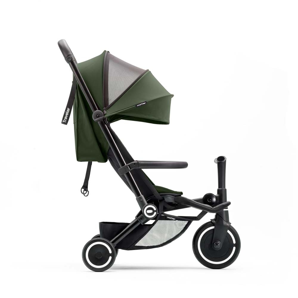 smarTrike Traveler - коляска-велосипед 4в1 із компактним складанням Cabin Size • Olive smarTrike Traveler - коляска-велосипед 4в1 із компактним складанням Cabin Size • Olive