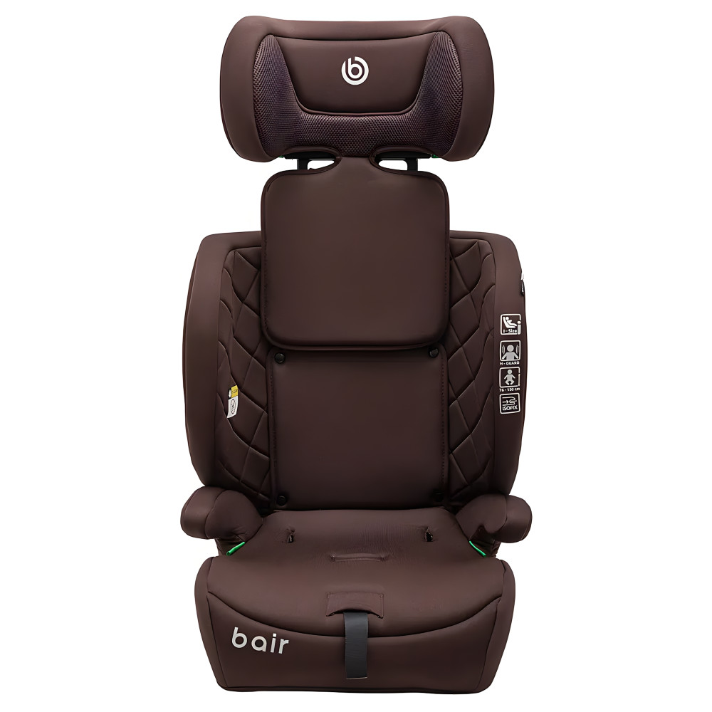Bair Slider i-Size - детское автокресло (от 15 мес до 12 лет / 76 - 150 см / до 36 кг), установка по ходу движения, крепление Isofix и Top Tether • Choco (BS-04) Bair Slider i-Size - детское автокресло (от 15 мес до 12 лет / 76 - 150 см / до 36 кг), установка по ходу движения, крепление Isofix и Top Tether • Choco (BS-04)