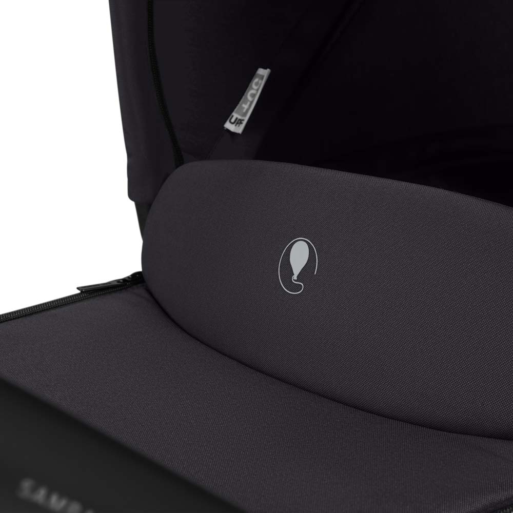 ABC Design Carrycot - люлька для новонароджених до коляски Samba 2 • Coal ABC Design Carrycot - люлька для новонароджених до коляски Samba 2 • Coal