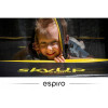 Espiro Sky Up - дитячий батут з внутрішньою захисною сіткою (244 см / до 100 кг) • Black