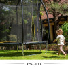 Espiro Sky Up - дитячий батут з внутрішньою захисною сіткою (244 см / до 100 кг) • Black