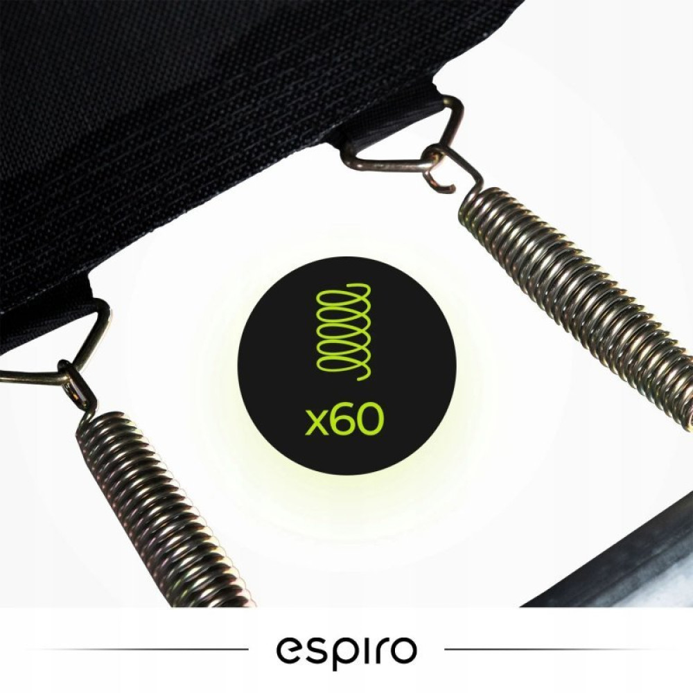 Espiro Sky Up - дитячий батут з внутрішньою захисною сіткою та драбиною (305 см / до 100 кг) • Black Espiro Sky Up - дитячий батут з внутрішньою захисною сіткою та драбиною (305 см / до 100 кг) • Black