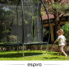 Espiro Sky Up - дитячий батут з внутрішньою захисною сіткою та драбиною (305 см / до 100 кг) • Black