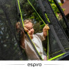 Espiro Sky Up - дитячий батут з внутрішньою захисною сіткою та драбиною (305 см / до 100 кг) • Black