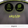 Espiro Sky Up - дитячий батут з внутрішньою захисною сіткою та драбиною (305 см / до 100 кг) • Black