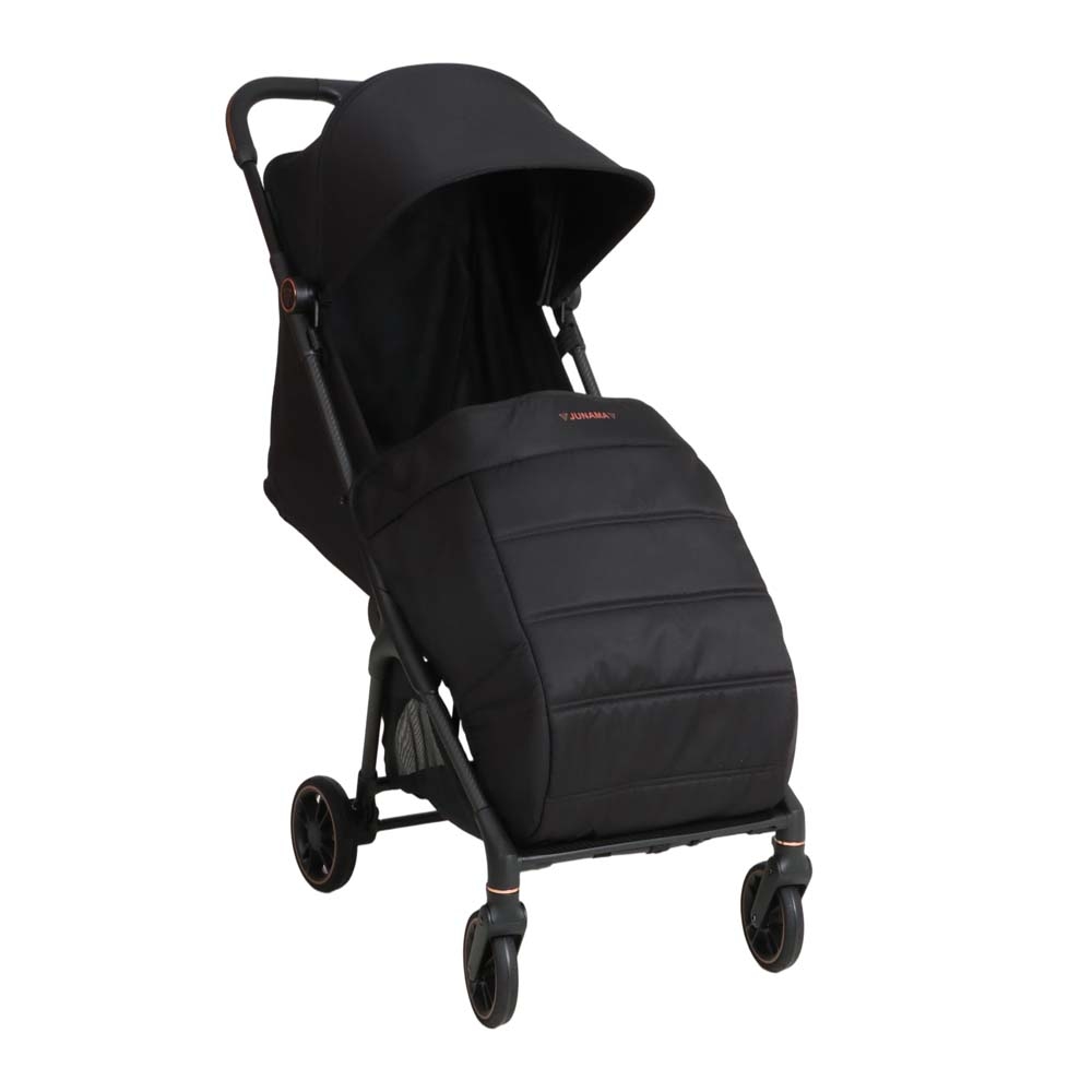 Junama Aviator - легка прогулянкова коляска з автоскладанням (4.9 кг) • Black 01 Junama Aviator - легка прогулянкова коляска з автоскладанням (4.9 кг) • Black 01