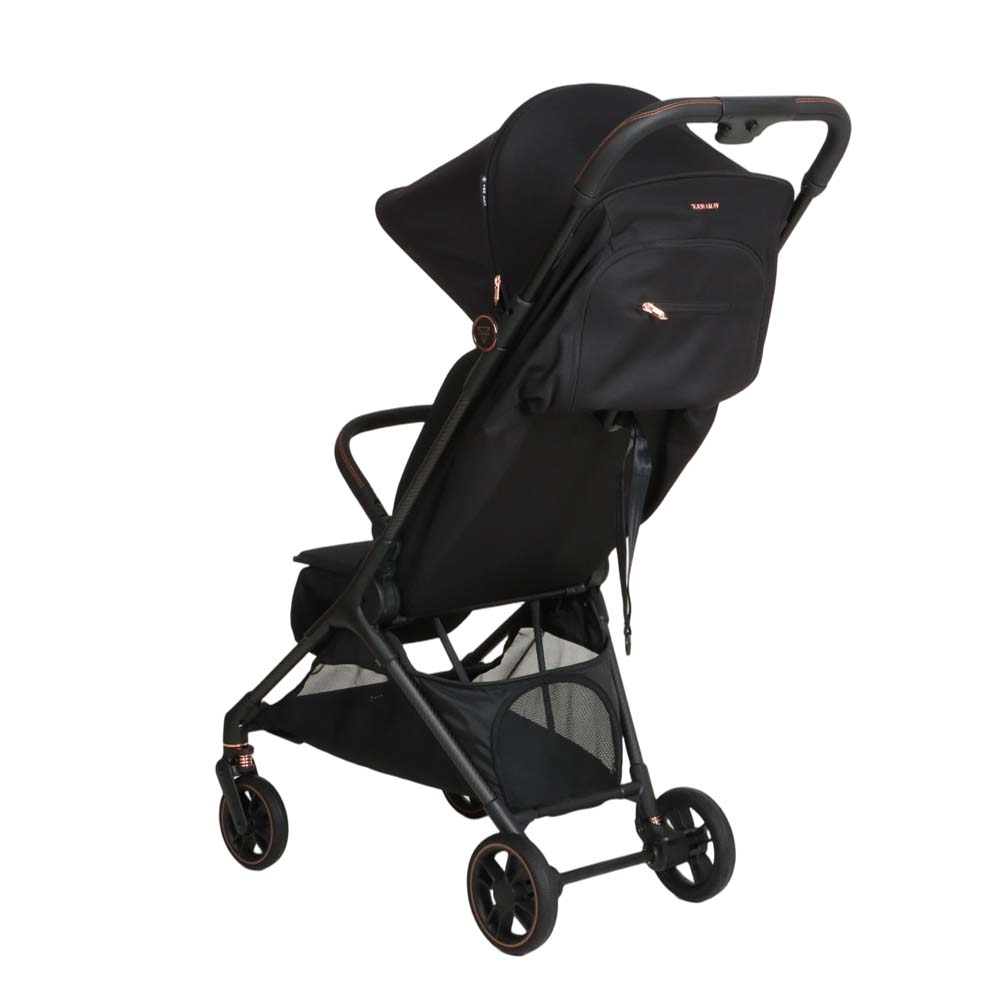 Junama Aviator - легка прогулянкова коляска з автоскладанням (4.9 кг) • Black 01 Junama Aviator - легка прогулянкова коляска з автоскладанням (4.9 кг) • Black 01