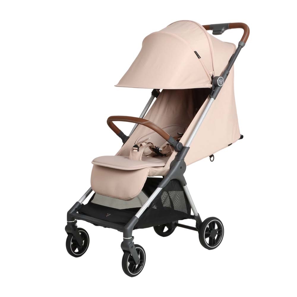 Junama Aviator - легка прогулянкова коляска з автоскладанням (4.9 кг) • Beige 02 Junama Aviator - легка прогулянкова коляска з автоскладанням (4.9 кг) • Beige 02