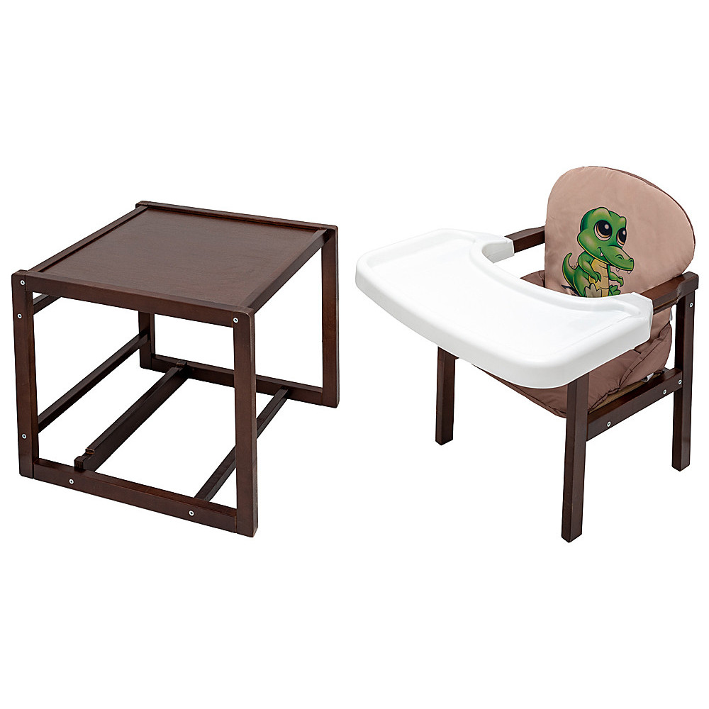 Babyroom Пеппи - стульчик-трансформер (крокодил) • Cappuccino / Chocolate