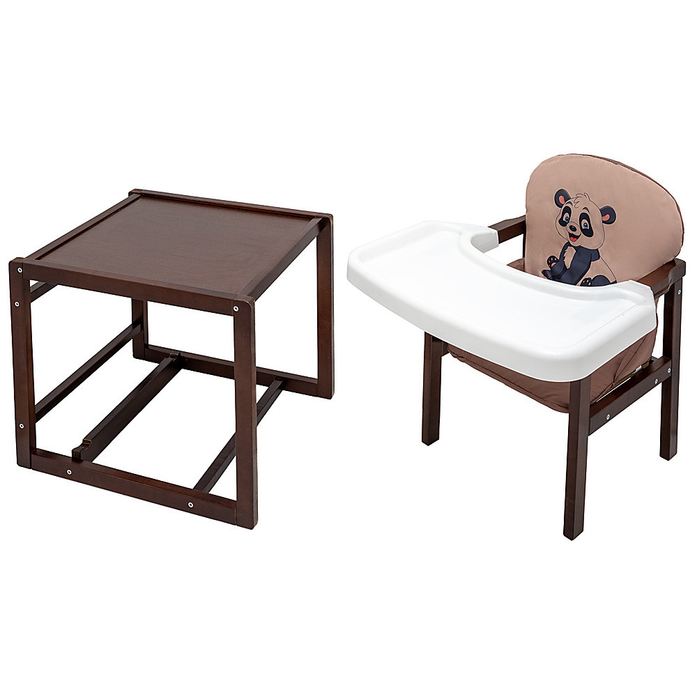 Babyroom Пеппи - стульчик-трансформер (панда) • Cappuccino / Chocolate