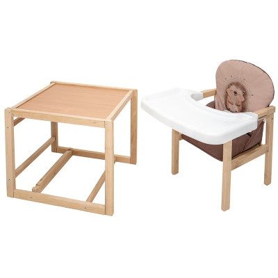 Babyroom Пеппі-230 Eko - стільчик-трансформер (їжачок, серця) • Cappuccino / Chocolate Babyroom Пеппі-230 Eko - стільчик-трансформер (їжачок, серця) • Cappuccino / Chocolate