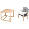 Babyroom Пеппі-230 Eko - стільчик-трансформер (їжачок, серця) • Grey / Graphite Babyroom Пеппі-230 Eko - стільчик-трансформер (їжачок, серця) • Grey / Graphite