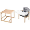 Babyroom Пеппі-230 Eko - стільчик-трансформер (панда) • Grey / Graphite Babyroom Пеппі-230 Eko - стільчик-трансформер (панда) • Grey / Graphite