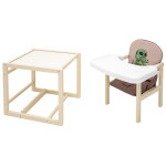 Babyroom Пеппі-260 - стільчик-трансформер (крокодил) • Ivory Cappuccino / Chocolate Babyroom Пеппі-260 - стільчик-трансформер (крокодил) • Ivory Cappuccino / Chocolate