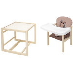 Babyroom Пеппі-260 - стільчик-трансформер (сова) • Ivory Cappuccino / Chocolate Babyroom Пеппі-260 - стільчик-трансформер (сова) • Ivory Cappuccino / Chocolate