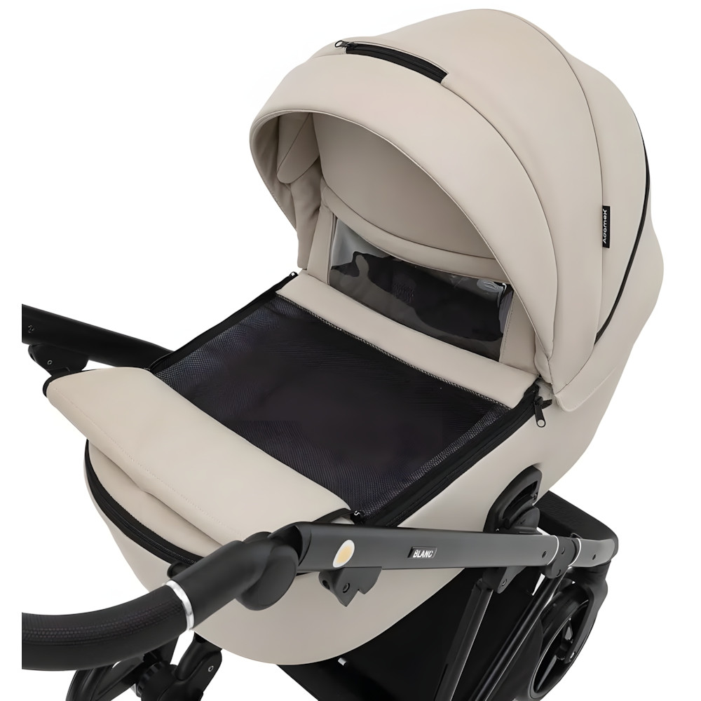 Коляска 2 в 1 Adamex Blanc Eco SA-7 лате  (680710)