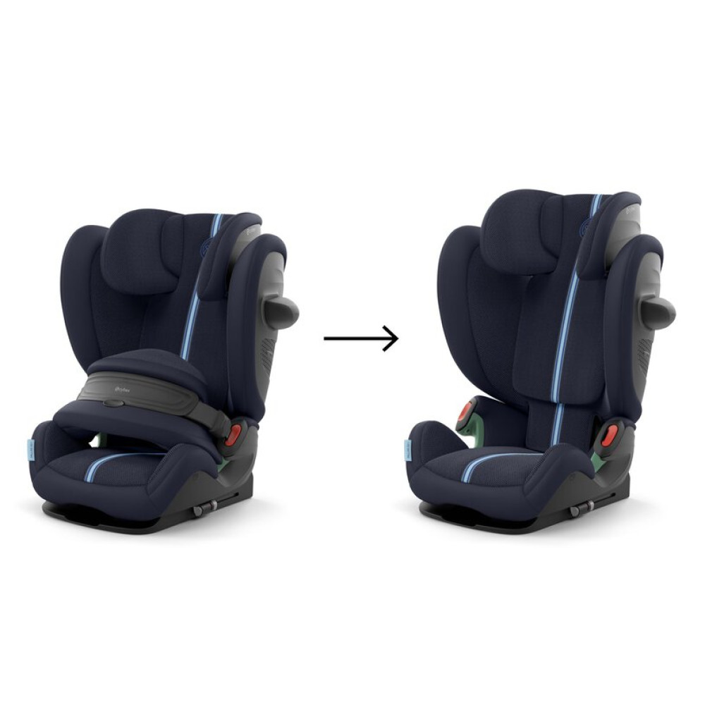 Cybex Pallas G3 - автокрісло для дитини (від 15 місяців до 12 років / 76 - 150 см) зі столиком безпеки, встановлення за ходом руху, кріплення ISOFIX та Top Tether • Ocean Blue Plus Cybex Pallas G3 - автокрісло для дитини (від 15 місяців до 12 років / 76 - 150 см) зі столиком безпеки, встановлення за ходом руху, кріплення ISOFIX та Top Tether • Ocean Blue Plus
